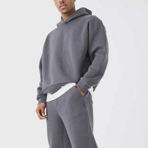 Ensemble survêtement de sport pour homme personnalisé de haute qualité, imprimé, sweat-shirt à capuche surdimensionné en coton lourd, jogging, 2025 - Product Image 2