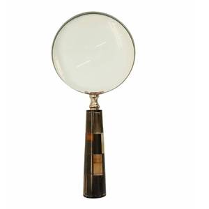 Haute qualité carré Style os corne mosaïque poignée loupe hommes cadeaux livre lecteur Table loupe décorative - Product Image 2