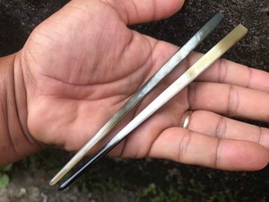 Polished Finish Buffalo Horn <b>Hair</b> <b>Pins</b> for Women's Ox Horn <b>Hair</b> Styling Stick Natural Accessory - Product Image 5