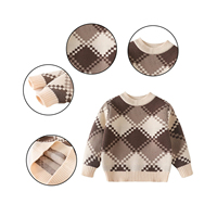 Pulls en cachemire pour enfants de Noël, taille plus, personnalisables, chauds, tendance, doux, respirants, écologiques, fabriqués au Bangladesh
