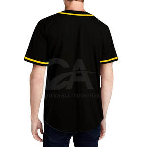 Diseño diferente Mejor precio Botón Jersey para ropa deportiva Nueva llegada 2025 Botón personalizado Jersey - Product Image 3