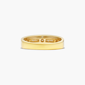 Anillo de diamantes de moissanita para hombre de moda en oro de 10K Hip Hop Colección de regalos de joyería de lujo - Product Image 3