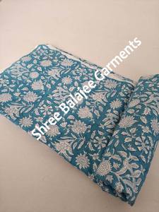 100% tela de algodón puro hermosa tela estampada a mano Floral India para camisas de mujeres y niñas bolsas colchones cruzados - Product Image 5