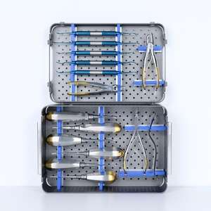 Juego de instrumentos veterinarios dentales para animales pequeños con caja de aluminio, Kit de Instrumentos dentales reutilizables de acero inoxidable alemán Manual - Product Image 6