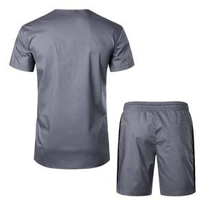Haute qualité hommes été Shorts ensembles en gros 2025 vêtements pour hommes grande taille deux pièces à manches courtes t-shirt et Shorts ensembles jumeaux - Product Image 6