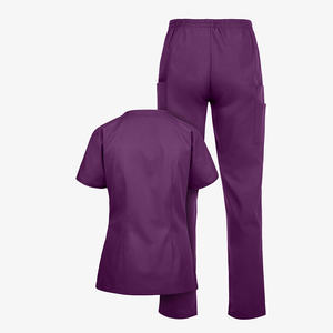 ชุดสครับแพทย์แบบปรับราคาได้สำหรับทุกเพศ ผ้ากันยับคุณภาพสูง น้ำหนักเบา ระบายอากาศได้ดี สวมใส่สบาย ผ้าวอร์สเต็ดยืดหยุ่น - Product Image 4