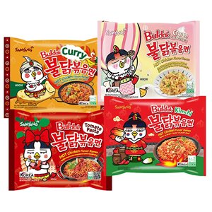 Para Samyang Hot Chicken Flavor Ramen 3x Fideos instantáneos picantes hechos a mano 140g Empaquetado en caja o bolsa - Product Image 3