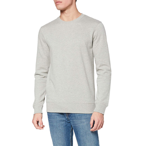 Logo personnalisé streetwear hommes sweat bord coupé polaire coton sans cordes ourlet brut sweatshirts pour hommes - Product Image 2