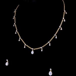 จี้เพชรทำด้วยมือสีขาวทอง14Kt เครื่องประดับที่ดีสำหรับงานแต่งงานและเป็นของขวัญขายส่งสำหรับร้านบูติกและผู้ซื้อจำนวนมาก - Product Image 5