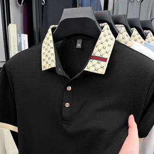 Mode hommes Polo été décontracté à manches courtes boutons hauts nouveau Style de sport de rue vêtements surdimensionnés pull vêtements de Golf - Product Image 4
