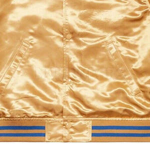 Professionnel fabriqué décontracté Satin Letterman veste d'hiver utilisation extérieure Satin Letterman veste - Product Image 6