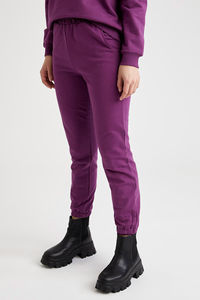 Haute qualité 100% coton 320GSM poids lourd femmes survêtement pantalon élastique taille haute vêtements de sport pantalons de survêtement - Product Image 4