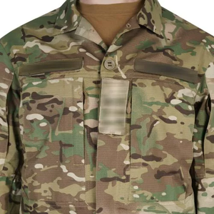 เสื้อเชิ้ตแขนยาวลายพรางสำหรับผู้ชาย ป้องกันรังสียูวี แห้งเร็ว ทนทานต่อการสึกหรอ ดีไซน์กระเป๋าหลายช่อง "DEFENSOR" - ลายพราง - Product Image 3