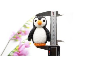 Needle Felted Penguin- Wool Felted Penguin- Handmade in Nepal by <b>Trained</b> Artisans- Black and White Penguin <b>Toy</b>- Tiny Cute <b>Toy</b> - Product Image 5