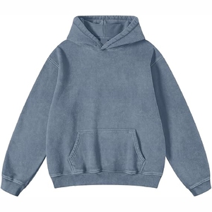 Sweat-shirt à capuche blanc crème durable, en coton mélangé épais de haute qualité, pour l'hiver, design personnalisé - Product Image 6