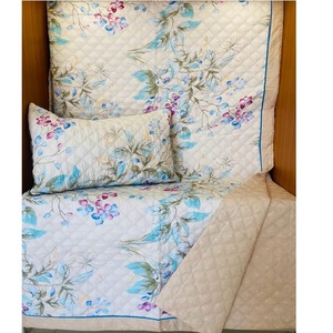 100% Fine Cotton Fabric Quilt Cover King High Quality Flowers Embroidery Printed <b>Bedspread</b> Duvet Cushion Sets GOTS Certificate - Product Image 5