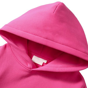 Sudadera con Capucha Extra Grande de Algodón Grueso con Logotipo Personalizado al por Mayor, Sudadera con Capucha Personalizable con Hombros Caídos para Mujer - Product Image 3