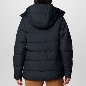 Veste d'hiver chaude et respirante pour femme, à capuche, imperméable, coupe-vent, épaisse, rembourrée, à manches longues, en polyester, pour l'extérieur - Product Image 5