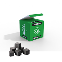 Charbon à chicha 100% naturel en coque de noix de coco - 2 heures de combustion - Marque Pohacee - Vente en gros directe d'usine