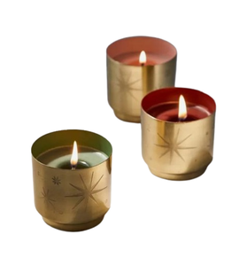 Portavelas votivo de Metal pulido dorado, portavelas de luz de té para decoraciones de boda, Decoración de mesa, regalo de Navidad - Product Image 1