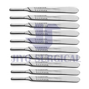 Molde quirúrgico para bisturí, Mango para bisturí, molde de hoja de corte, soporte de agarre, NO. 4 instrumentos de acero inoxidable - Product Image 2