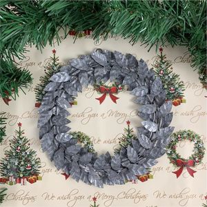 Couronne florale minimaliste en fil de fer, art mural, cerceau lumineux pour la décoration de salon et de chambre d'enfant, style bohème, couronne de Noël en métal - Product Image 5