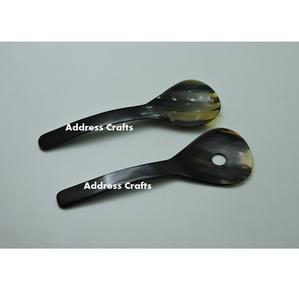 Couverts de cuillère en corne naturelle de qualité supérieure pour Restaurant cuillère de service de table en corne de boeuf et de buffles naturels par adresse artisanat - Product Image 3