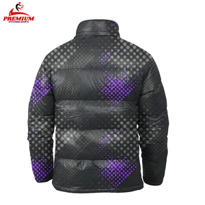 OEM Custom Printed Outdoor Male Padded Bubble Warm Winter Men <b>Coats</b> Puffer Jacket for Man Wholesale Sublimation Printed Puffer - Product Image 2