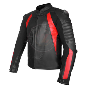 Chaqueta de Motociclista de Cuero Genuino Unisex, Chaqueta de Motociclismo Protectora Estilo Streetwear - Product Image 4