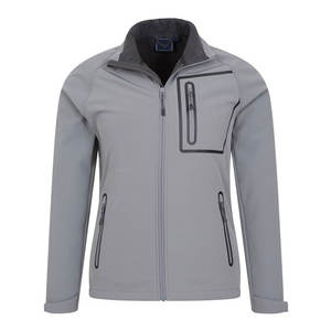 Veste Softshell à capuche pour homme avec fermeture éclair protection UV durabilité améliorée pour les vêtements de travail d'hiver et les sports de plein air - Product Image 5