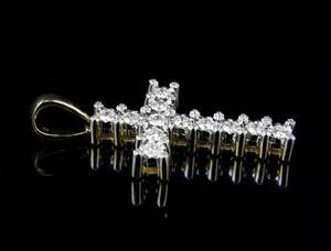 VVS Moissanite Croix Pendentif 925 En Argent Sterling Parti Chrétien Charme Pendentif Pour Femmes Hommes Hip Hop Bijoux Cadeau - Product Image 4