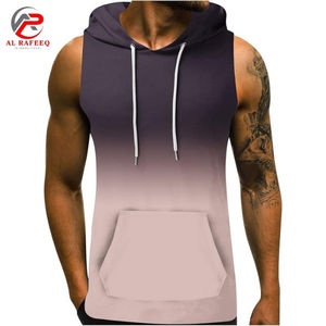 Camiseta sin Mangas para Hombre de Alta Calidad, Transpirable y Cómoda, Camiseta con Capucha de Secado Rápido para Gimnasio - Product Image 4