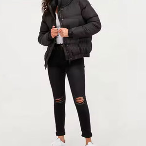 Chaqueta Acolchada Entallada para Mujer, de Alta Calidad, Transpirable, Resistente al Viento, Ecológica, con Forro de Algodón para Invierno, Colores y Logotipo Personalizables - Product Image 6