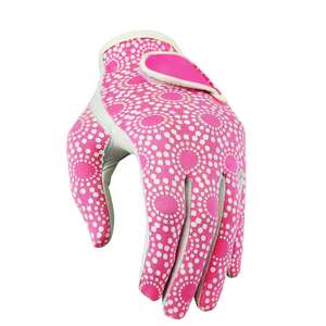Gants de golf en peau de mouton imprimés par sublimation de sport de qualité supérieure avec logo personnalisé Gants de golf pour femmes en cuir souple de qualité supérieure - Product Image 4
