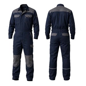 Combinaison de travail personnalisée respirante et ignifuge, uniforme de soudage en polyester à séchage rapide pour mécanicien automobile - Product Image 1