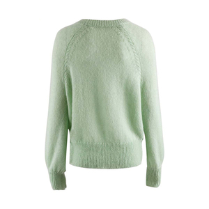 Suéter de mujer con precio de fábrica, suéteres de mujer de cuello redondo personalizados, gran oferta, suéteres de punto de invierno de estilo personalizado para mujer - Product Image 2