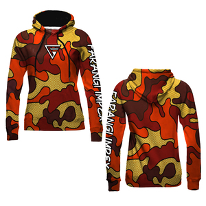 Sudadera con capucha 100% poliéster mujer Sublimada Zip-up Hoodie Custom Digital Print Unisex Zip Hoody 2025 - Product Image 2