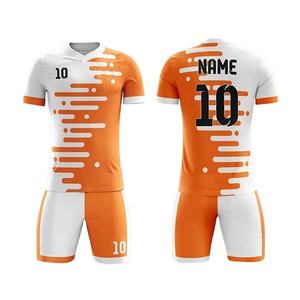 <b>Hot</b> Sale Men's Soccer Uniform High Quality Short Sleeve Football Uniform Custom OEM Sublimation Printed U Uniform for Winter - Product Image 1