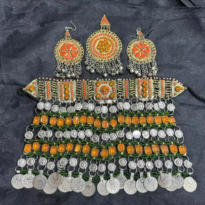 Conjunto de joyería Kuchi afgana hecha a medida 2025, estilo Vintage de la mejor calidad para mujer, joyería de boda de bajo precio - Product Image 1