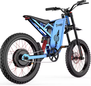 NOUVELLES PROMOTIONS : Moto Électrique Adulte X2Pro, Cadre en Acier, Personnalisable OEM, Moteur 6000W (Pic), Batterie 60V/30Ah, Vélo Électrique 50MPH/70 Milles - Product Image 1