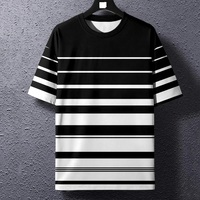T-shirts décontractés pour hommes, personnalisables, imprimés, 100% coton/polyester, respirants, écologiques, séchage rapide, 200g