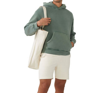 Top-Notch grande taille hommes XL taille sweats à capuche en coton pull lourd à capuche hommes hiver épais polaire plaine Logo personnalisé - Product Image 2