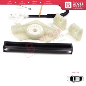 Juego de Reparación de Elevalunas Eléctrico BWR544, Puerta Delantera Izquierda para Octavia MK1 A4 1U 1U2 1U5 2001-2010, 4/5 Puertas, Facelift 1U0837461B - Product Image 5