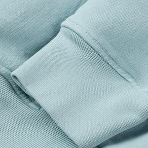 Sudadera con capucha de algodón orgánico 100% de alta calidad para hombre 350 GSM azul hielo personalizado peso pesado canguro bolsillo liso teñido invierno - Product Image 3