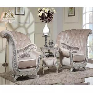 Classic <b>Hand</b> Crafted Silver Finish Accent <b>Chairs</b> Handmade Designer Accent <b>Chairs</b> New Designer Silver Finish Accent <b>Chairs</b> - Product Image 1