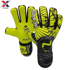 Gants de gardien de but en cuir professionnels unisexes pour adultes, respirants, antidérapants, de haute qualité, pour le football en plein air, logo personnalisé, vente en gros - Product Image 6