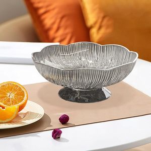 Black Pedestal Fruit Bowl Decorative Fruit Holder for Dining <b>Table</b> <b>Kitchen</b> Parties - Product Image 3