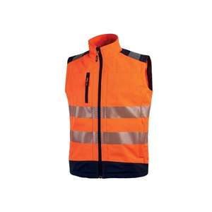 Ropa de Seguridad Reflectante, Chaleco Dany Orange Fluo en Tela Softshell, para Hombre y Mujer, 2017 - Product Image 1