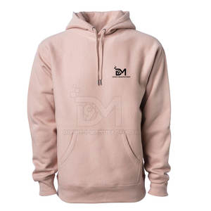 Novedad en sudaderas con capucha de invierno para hombre, sudaderas con capucha de alta calidad teñidas lisas ligeras ajustadas en el pecho con logotipo personalizado - Product Image 1