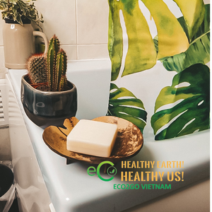 Youpin — support de savon en bois de noix de coco, assiette de haute qualité écologique, en bois de coco au Vietnam - Product Image 2